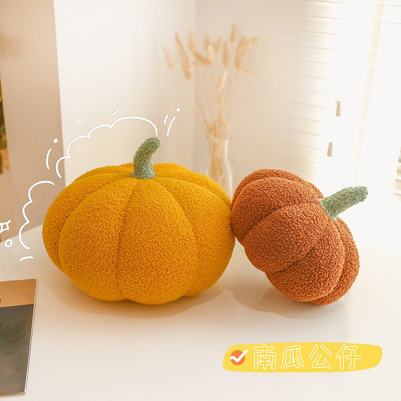 Pumpkin Plush Pillow Toys, Seat Cushions, Pumpkin Sofa Throw Pillows - Halloween Children's Gift Toys Wholesale