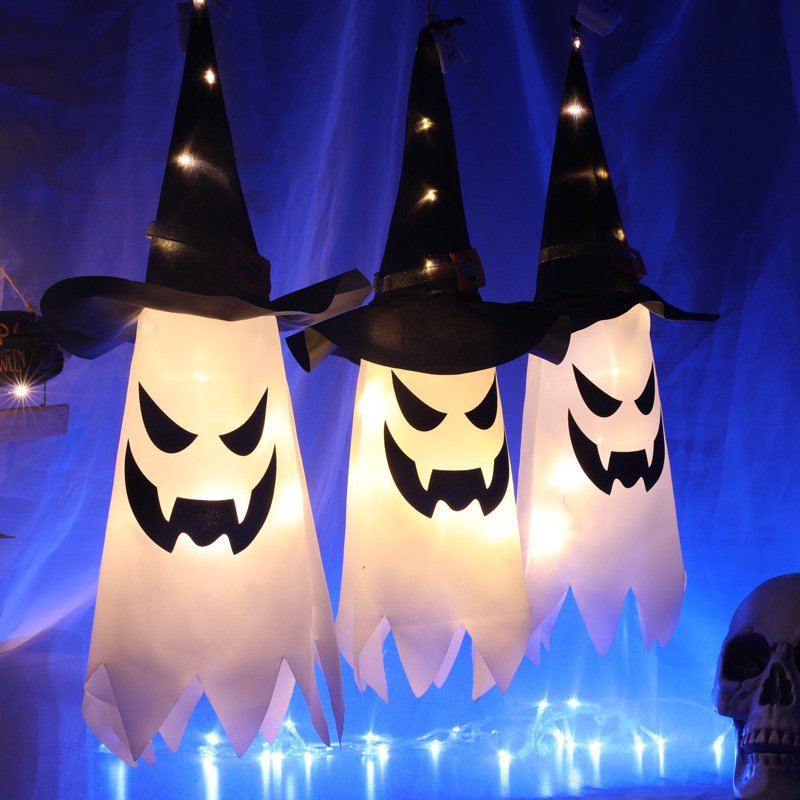 Spider Web Lights Halloween Decorative Colorful Lights LED Ambience Setup Halloween Decor Props USB String Lights