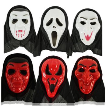 Vintage Full-Skull Horror Mask – Scary Antique Design for Halloween & Ghost Festival Parties