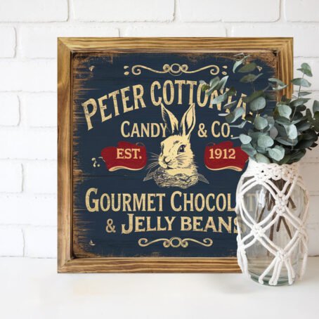 Easter Collection Wooden Bunny & Egg Photo Frame Sign  Tabletop Decor for Easter Party Decorations - Image 7