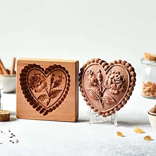 Beechwood Cookie Biscuit Wooden Mold