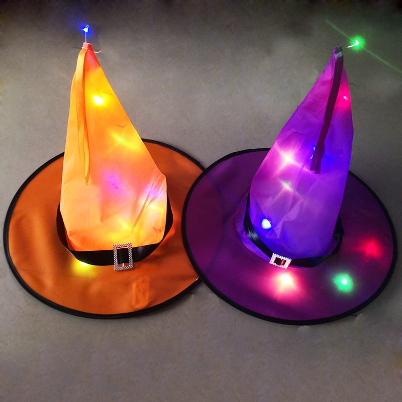 LED Glow Witch Hat – HalloweenGhost Festival Decor for MagicianWizard Costumes - Image 11