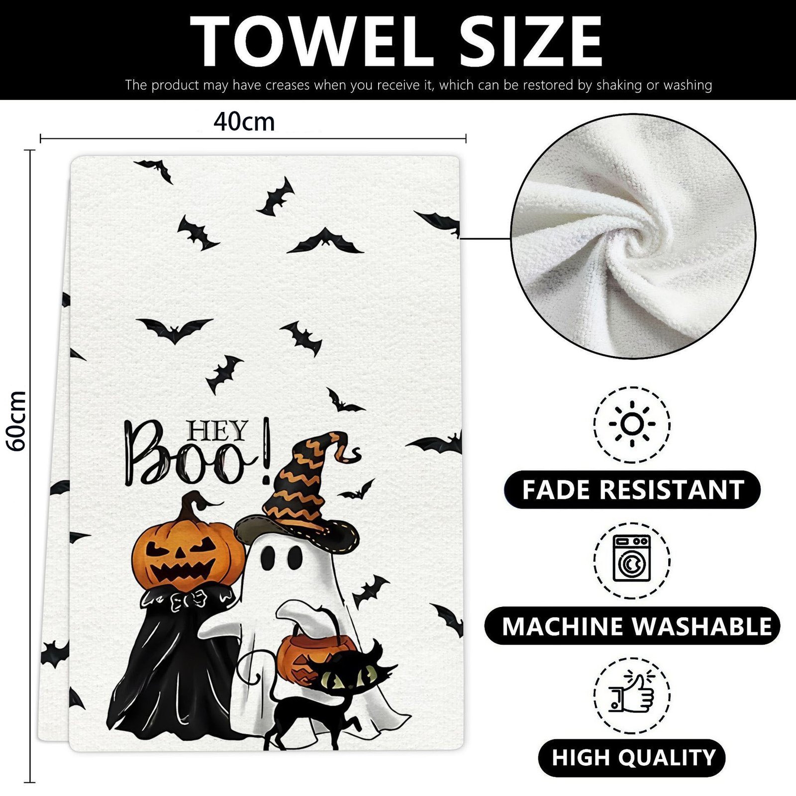 Best-Selling Halloween Kitchen Towels – Digital Print Dish Towels & Decorative Kitchen Linens