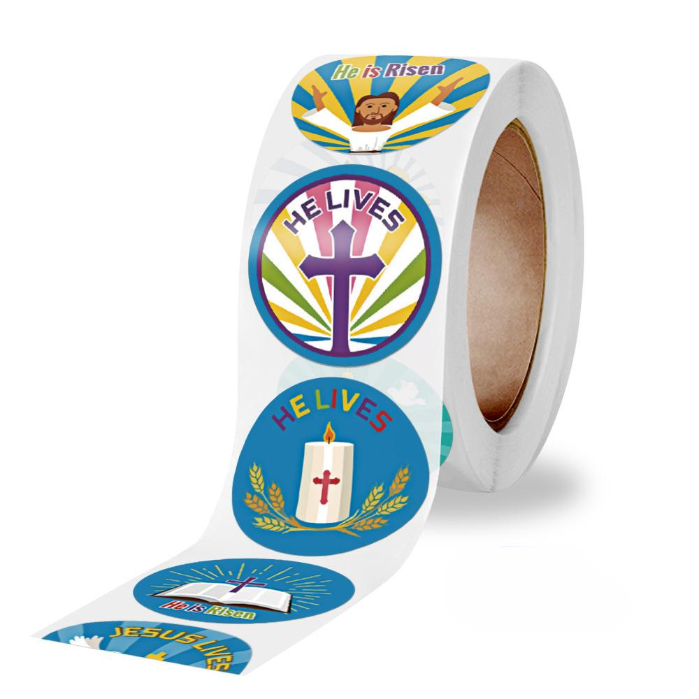 Cute Easter Toy Stickers Thank You Seal Stickers & Craft Decorations 8-Pattern Adhesive Labels - Image 4