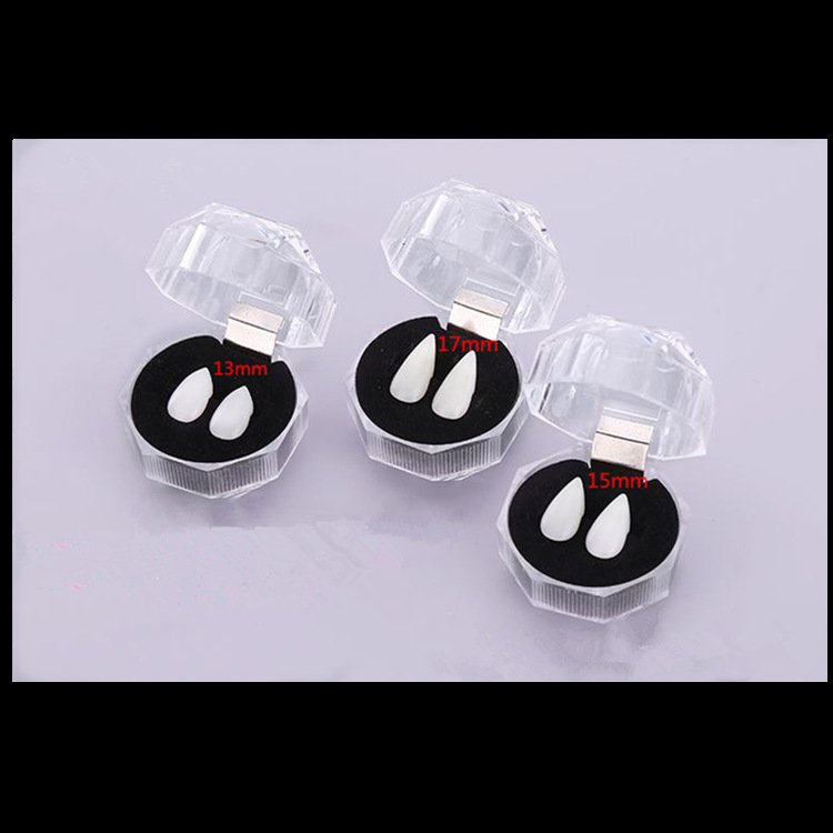 Halloween fake teeth - vampire fangs, zombie teeth, small tiger fangs cosplay costume party props - Image 3