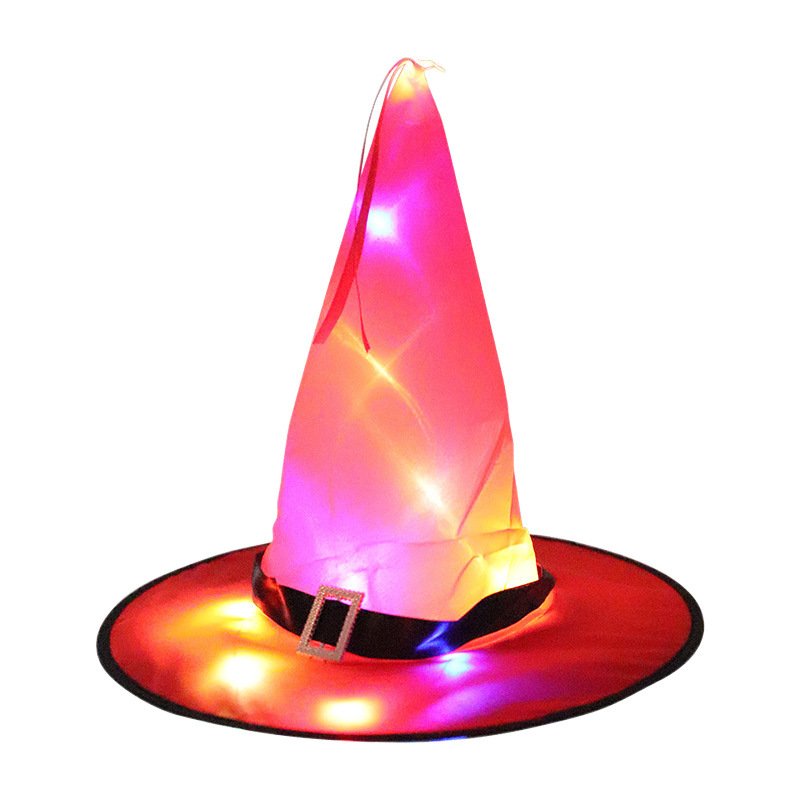 LED Glow Witch Hat – HalloweenGhost Festival Decor for MagicianWizard Costumes - Image 14