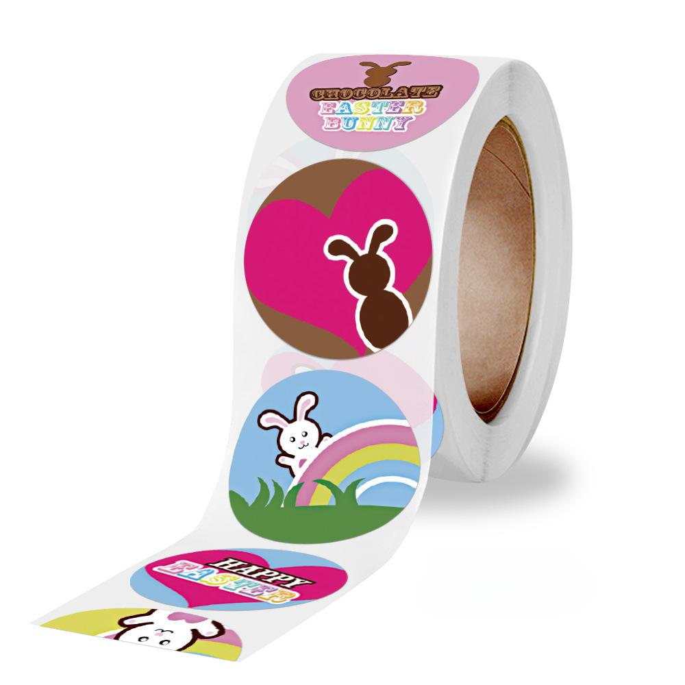 Cute Easter Toy Stickers Thank You Seal Stickers & Craft Decorations 8-Pattern Adhesive Labels - Image 5