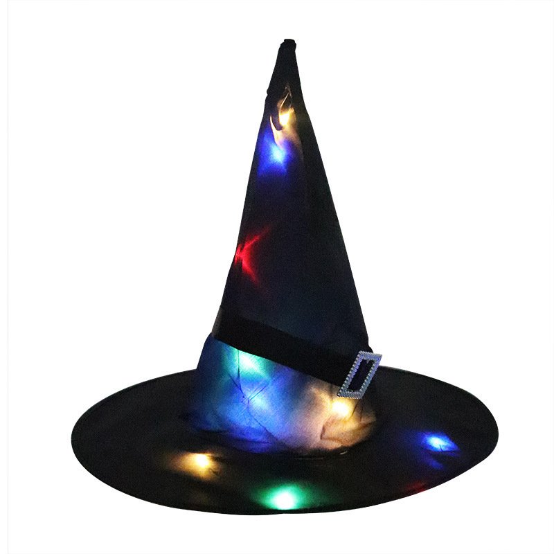 LED Glow Witch Hat – HalloweenGhost Festival Decor for MagicianWizard Costumes - Image 16