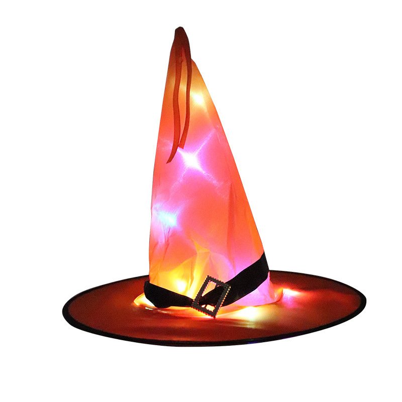 LED Glow Witch Hat – HalloweenGhost Festival Decor for MagicianWizard Costumes - Image 17