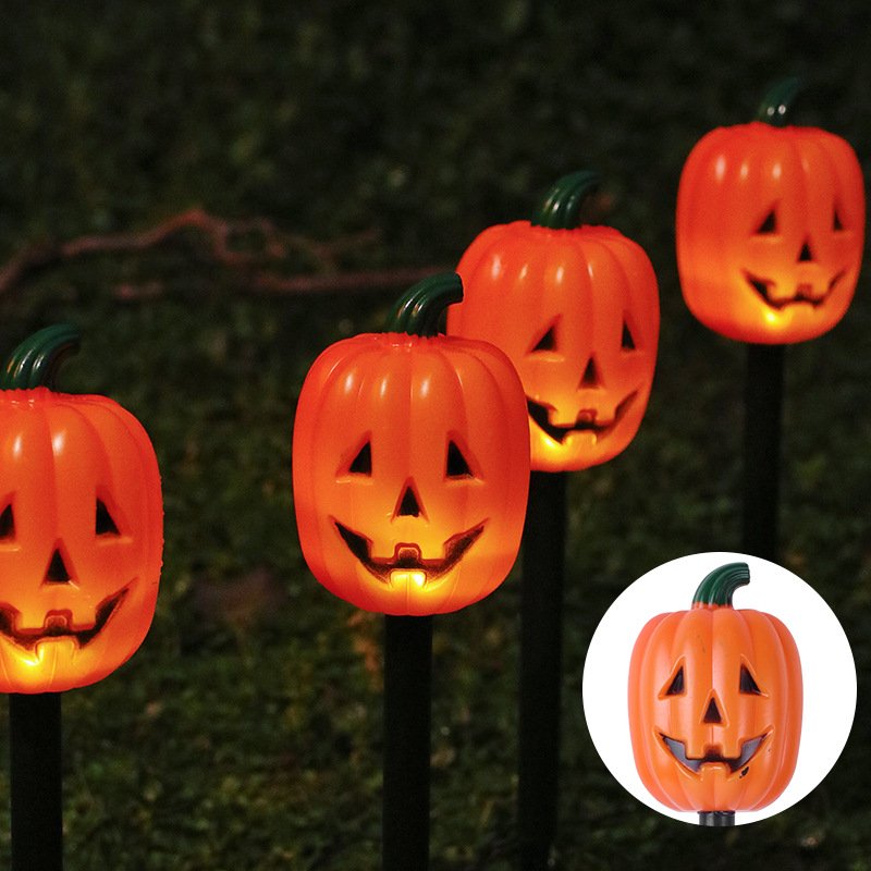 New Arrival! Halloween Outdoor Garden Waterproof Decorative String Lights LED Pumpkin & Ghost Solar-Powered Stake Lights - Image 7