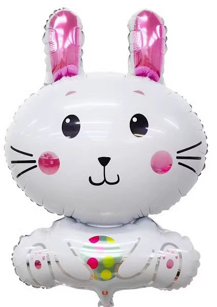 Easter Foil Balloons - Egg, Bunny, Chick & Betsy Rabbit Cartoon Shapes Party Decorations for Easter Celebrations - Image 4