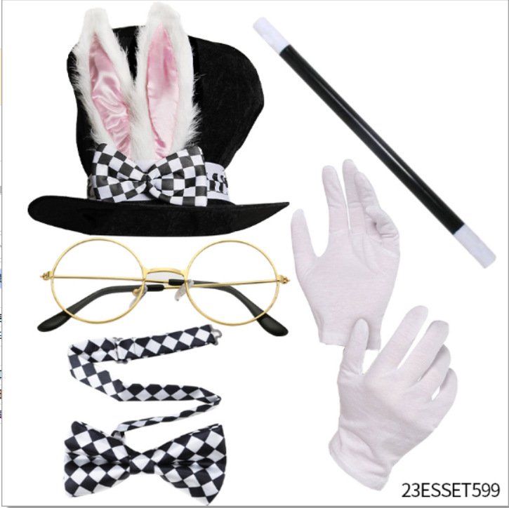 Easter Bunny Headband Photo Props, Accessories & Costume Set for Easter Party - Image 4
