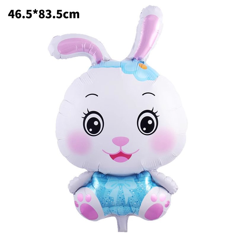 Easter Foil Balloons - Egg, Bunny, Chick & Betsy Rabbit Cartoon Shapes Party Decorations for Easter Celebrations - Image 7