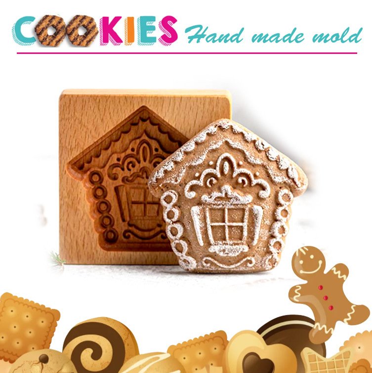Beechwood Cookie Biscuit Wooden Mold - Image 10