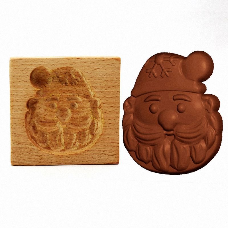 Beechwood Cookie Biscuit Wooden Mold - Image 15