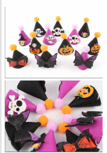 Creative Halloween Cat Hats – Funny Decorative Headgear for Pet Costume Parties