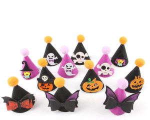 Creative Halloween Cat Hats – Funny Decorative Headgear for Pet Costume Parties
