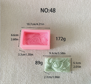 Easter Evil Eye Silicone Molds for Aromatherapy Candles, Plaster & Soap Decor 48 Cavities - Image 5