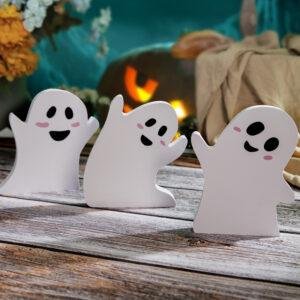 Halloween Scary Ghost Crafts – Spooky Tabletop Decor & Ghost Figurines for Home