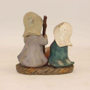 Cartoon Nativity Scene Manger Figurine  Religious Christmas Gift  Indoor Home Decor Statue