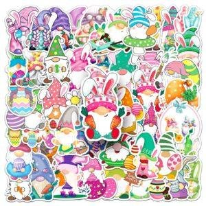 54-Piece Easter Gnome Doodle Stickers Custom Cartoon Festival Creative Decor for Phone Cases & Luggage