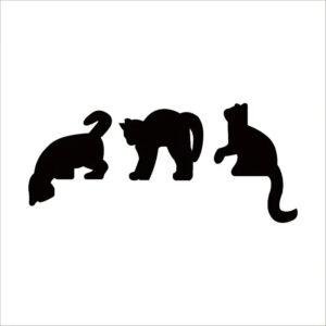 Cute Black Cat Halloween Door Frame Decor Festive Party Wooden Picture Frame Home Decor