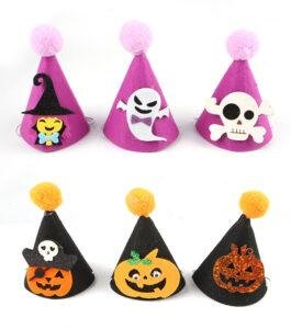 Creative Halloween Cat Hats – Funny Decorative Headgear for Pet Costume Parties