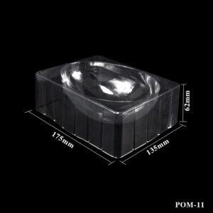 Easter 2-Piece Set Single Semi-Circle Egg Mousse Cake Mold  DIY Chocolate Knock-Lock Silicone Baking Mold