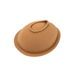 Easter 2-Piece Set Single Semi-Circle Egg Mousse Cake Mold  DIY Chocolate Knock-Lock Silicone Baking Mold