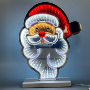 New LED Tunnel Lights, Christmas & Holiday Atmosphere Lights, Creative Gift Infinity Mirror Abyss Lights, Decorative Lights