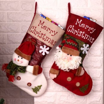 New Christmas Stockings, Gift Bags (Large & Small Sizes) , Cartoon Candy Bags, Christmas Decorations