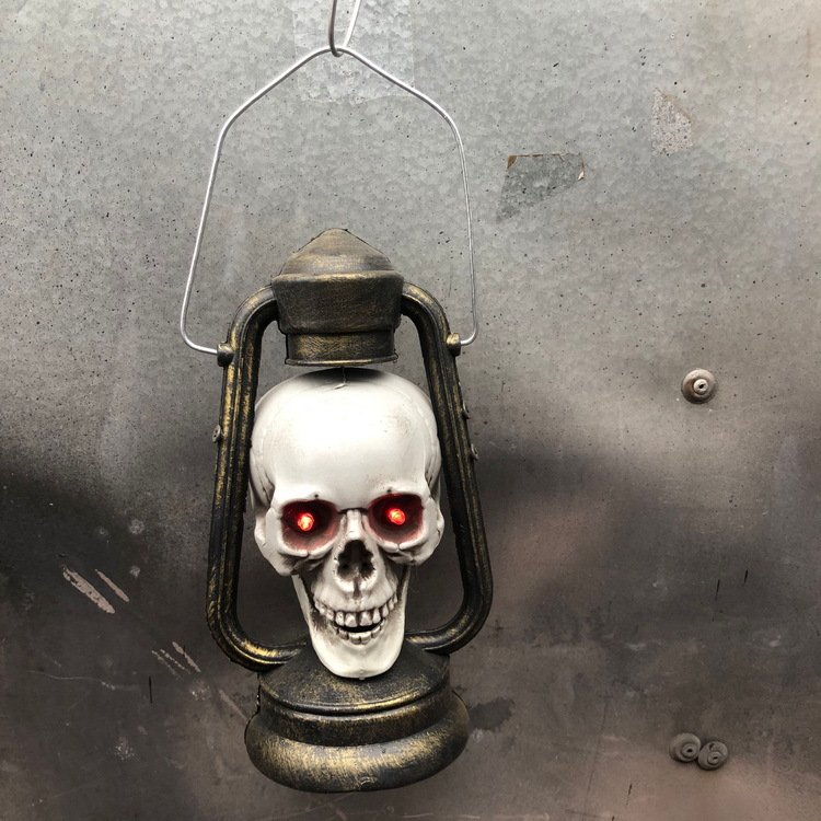 Shuomei Small Horse Lantern, Halloween Party Decoration, Prank Prop, Horrible Skull Handheld, Haunted House Decoration, Best-selling - Image 8