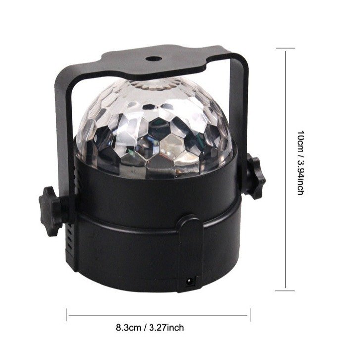 Cross-border small magic ball light, projection light, stage water pattern light, colorful rotating LED suction cup magic ball atmosphere light, starry sky light - Image 7