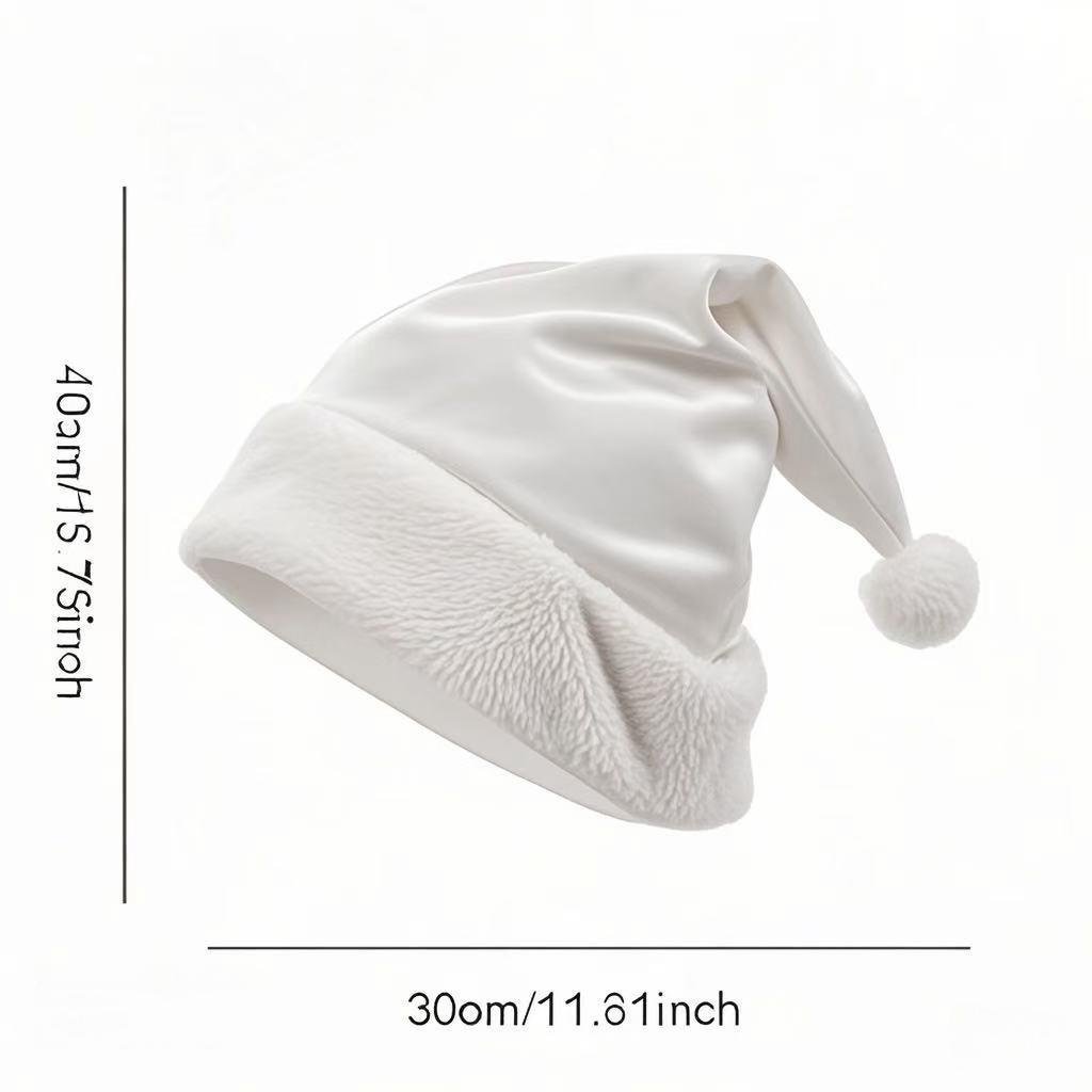 Christmas decoration supplies, high-end Christmas gold-thread plush hats, Christmas supplies, adult Christmas hats, party costumes