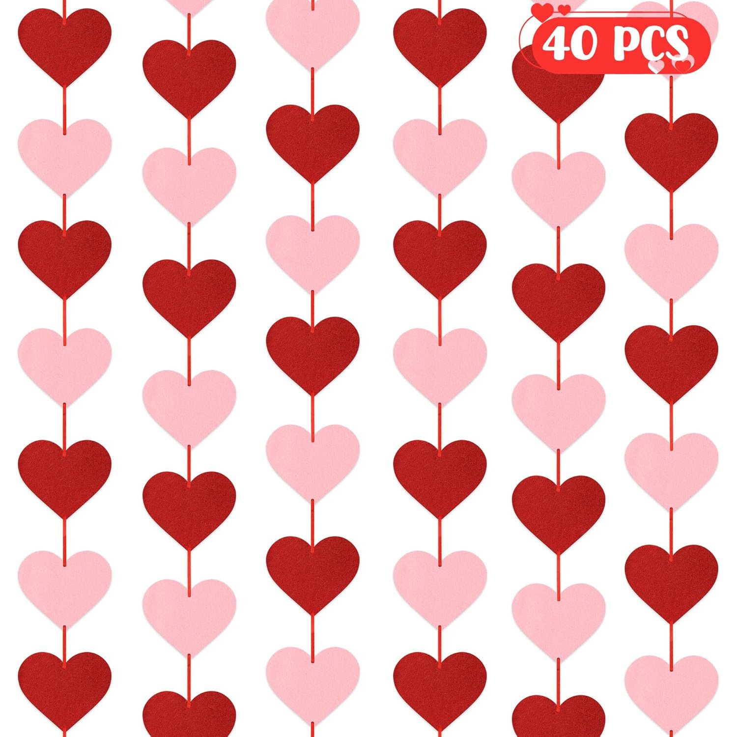 Cross-border Happy Valentine's Day banner, proposal party decoration, anniversary, wedding, heart-shaped pull flower wreath, adjustable - Image 10