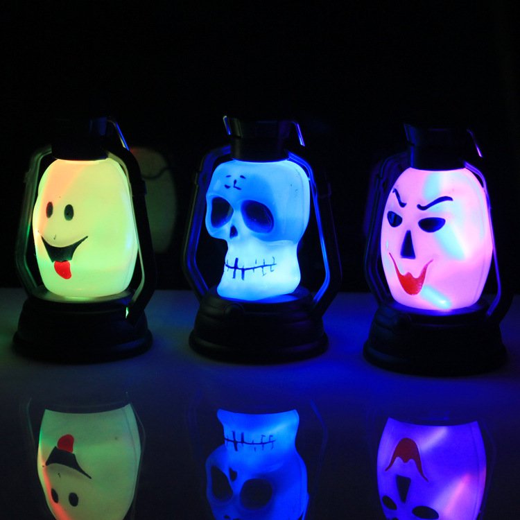 Halloween toys, Ghost Festival, pumpkin lanterns, skull lanterns, night lights, gradient colorful lights, kerosene lamp-shaped pumpkin lanterns - Image 3