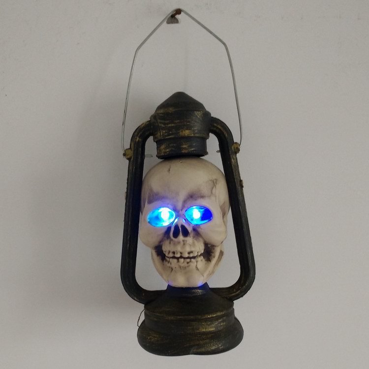 Shuomei Small Horse Lantern, Halloween Party Decoration, Prank Prop, Horrible Skull Handheld, Haunted House Decoration, Best-selling - Image 2