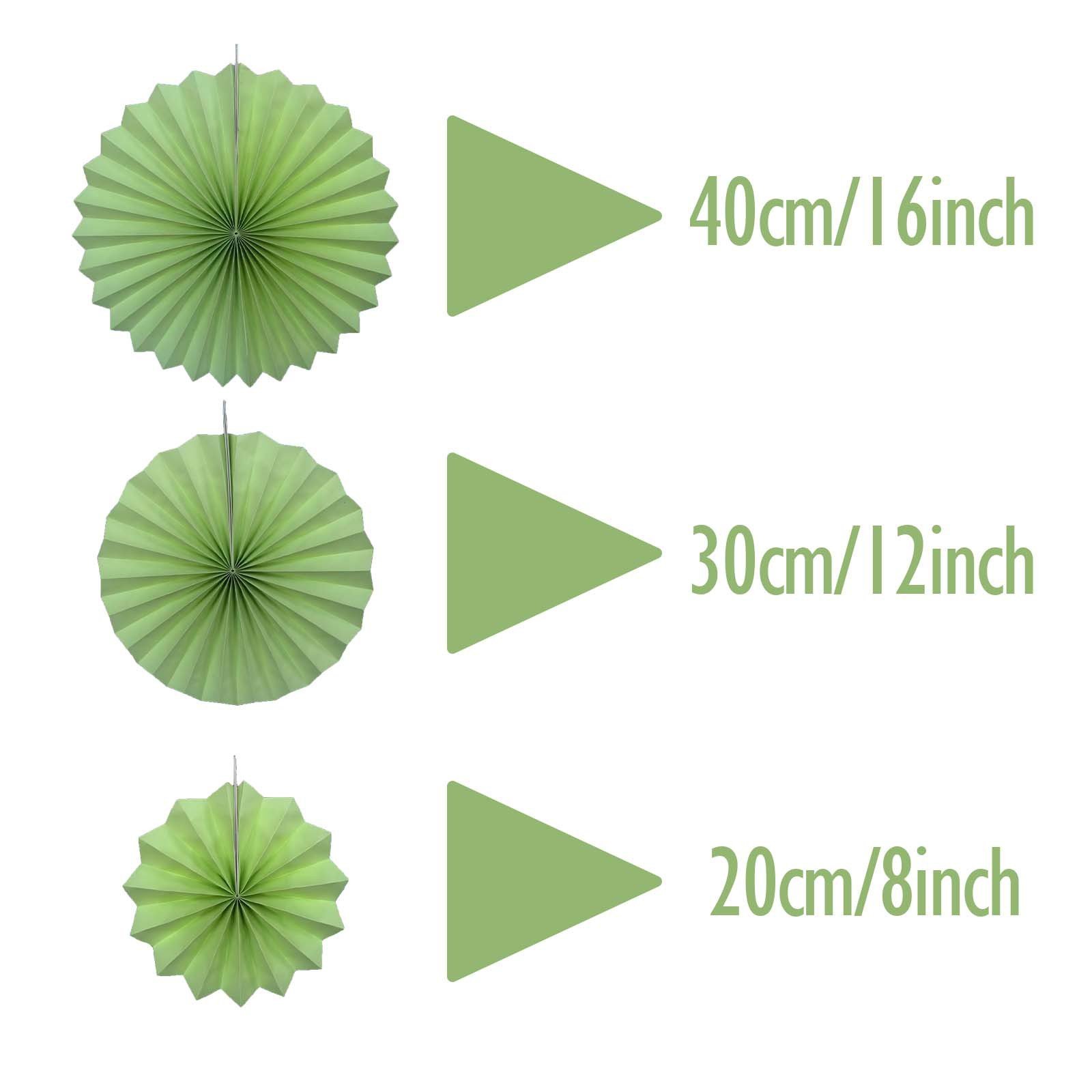 Wedding Backdrop Decorative Paper Flower Fans, Birthday Party & Wedding Ornaments, Paper Fan Flowers, Folding Fans - Image 26