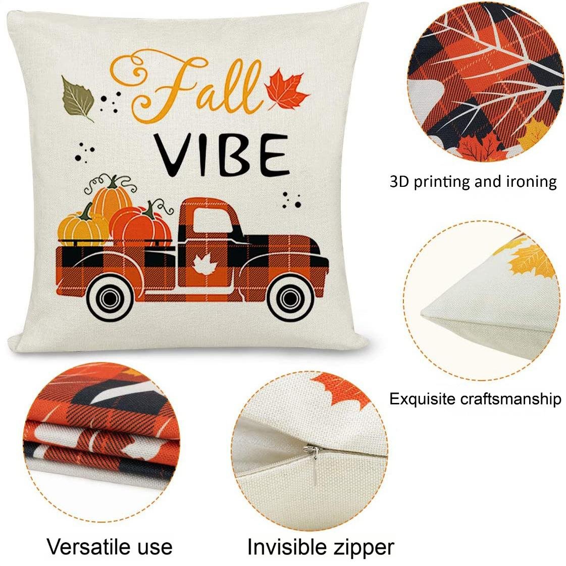 Cross-border pillowcases, Christmas and Valentine's Day pillows, Independence Day and Halloween linen short plush pillowcases, cushion covers - Image 22