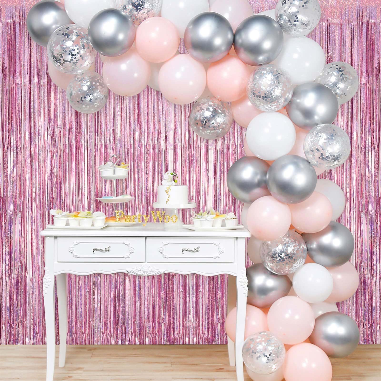 Laser Tassel Curtain with Ripple and Raindrop Patterns - Decorations for Wedding, Birthday, Live Streaming Backdrop, Annual Meeting and Party Laser Tassel Curtain with Ripple and Raindrop Patterns - Decorations for Wedding, Birthday, Live Streaming Backdrop, Annual Meeting and Party - Image 13