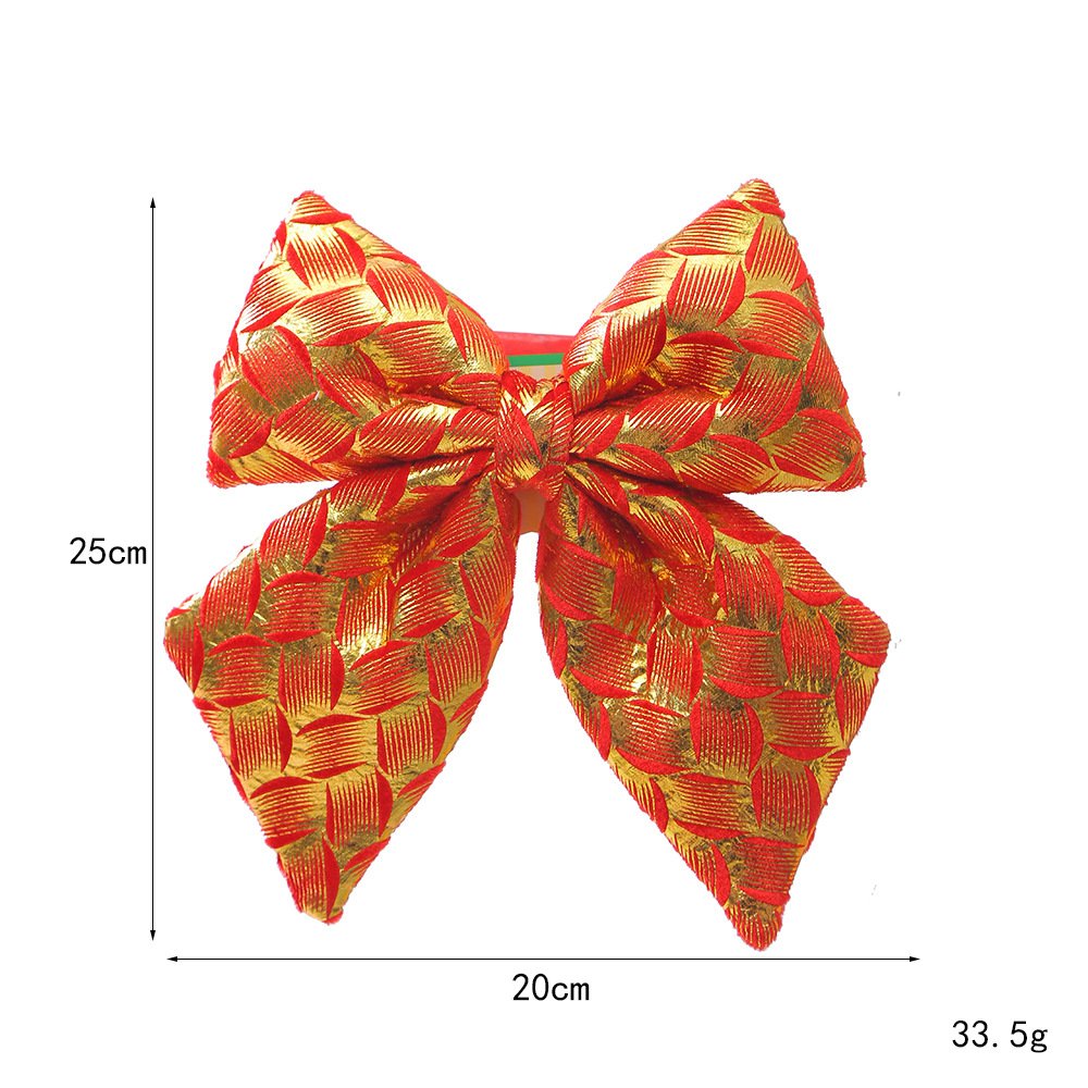 New Arrival! Fluffy Velvet Large Bowknot Christmas Tree Ornament - Festive Holiday Decor - Image 4