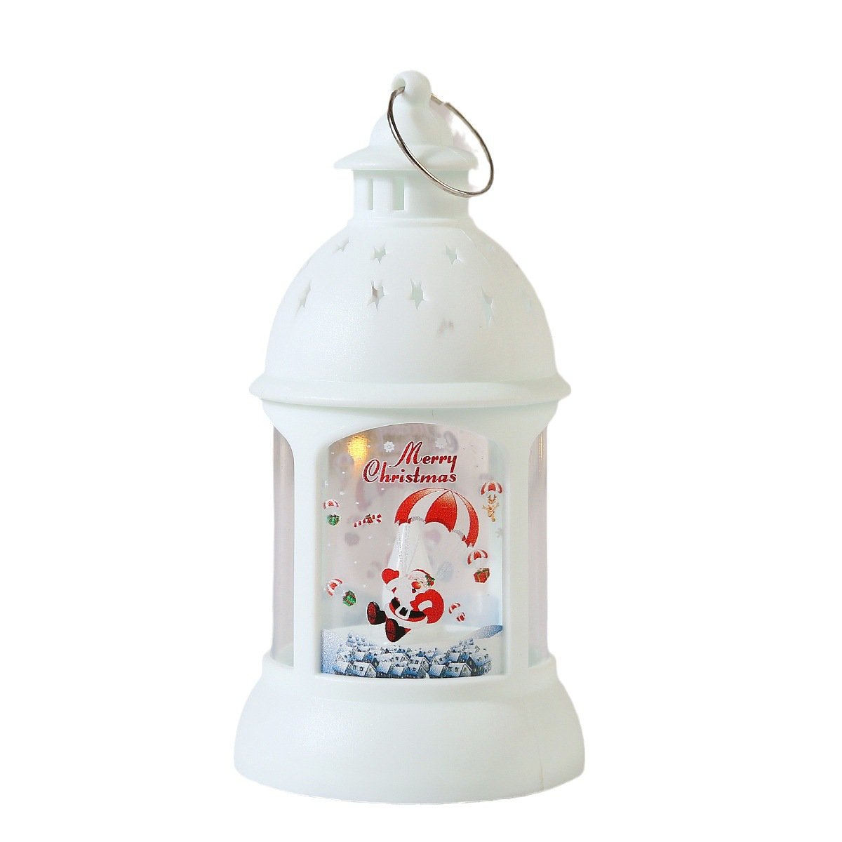 Christmas Decorations Candle Lanterns, Santa & Snowman Wind Lanterns, Christmas Tree Hanging Lights & Night Lights Christmas Decorations Candle Lanterns, Santa & Snowman Wind Lanterns, Christmas Tree Hanging Lights & Night Lights - Image 4
