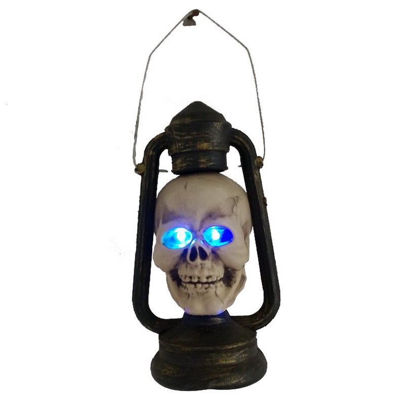 Shuomei Small Horse Lantern, Halloween Party Decoration, Prank Prop, Horrible Skull Handheld, Haunted House Decoration, Best-selling - Image 4