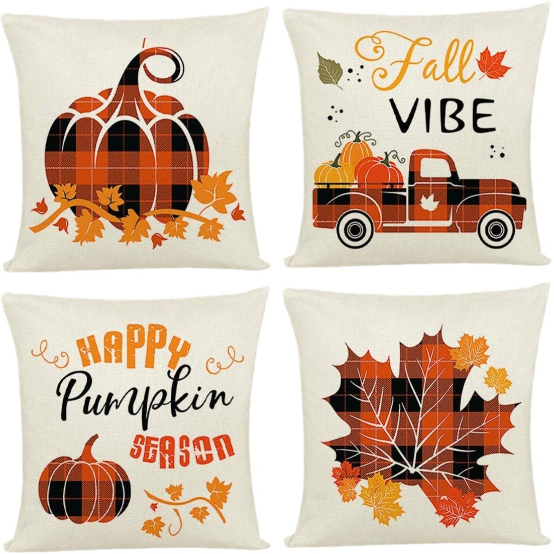 Cross-border pillowcases, Christmas and Valentine's Day pillows, Independence Day and Halloween linen short plush pillowcases, cushion covers - Image 23