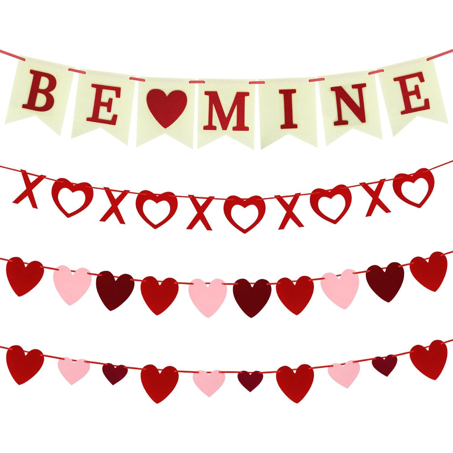 Cross-border Happy Valentine's Day banner, proposal party decoration, anniversary, wedding, heart-shaped pull flower wreath, adjustable - Image 13