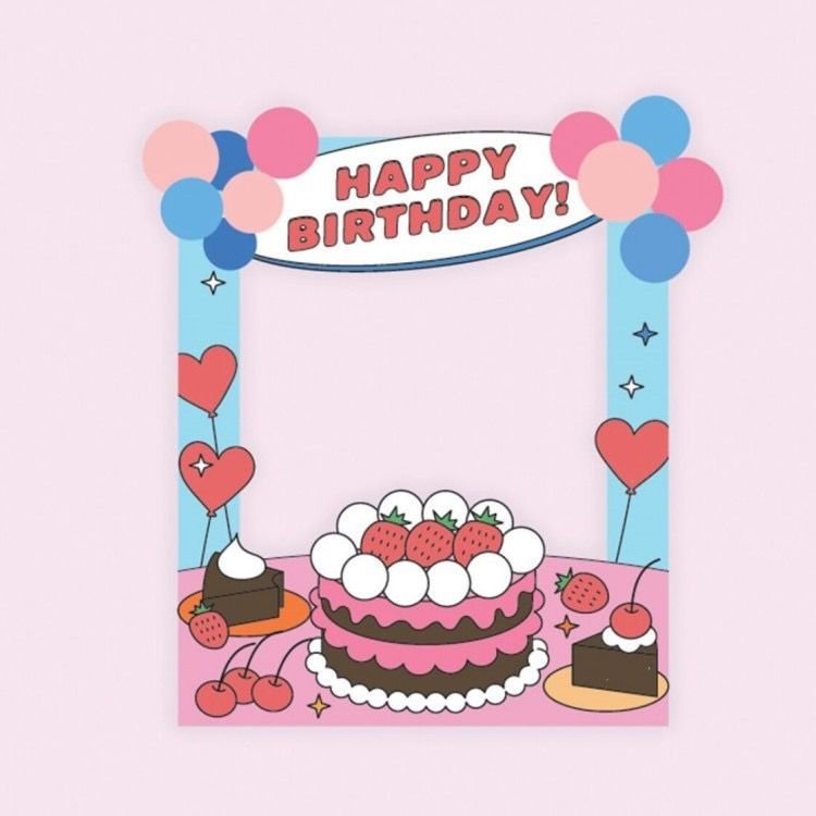 Ins-style Photo KT Photo Frame, Children's Birthday and Holiday Party Decorations, Festive Atmosphere Props, Photo-taking Supplies, Stand-up Signs - Image 3