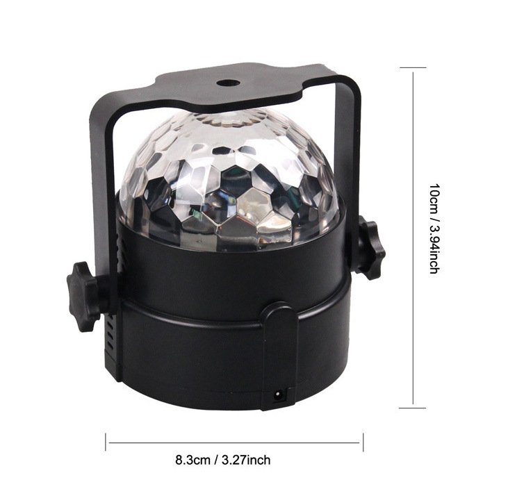 Cross-border small magic ball light, projection light, stage water pattern light, colorful rotating LED suction cup magic ball atmosphere light, starry sky light - Image 11
