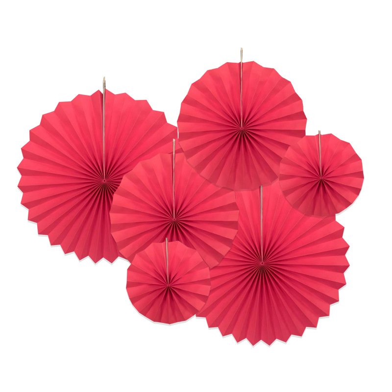 Wedding Backdrop Decorative Paper Flower Fans, Birthday Party & Wedding Ornaments, Paper Fan Flowers, Folding Fans - Image 28