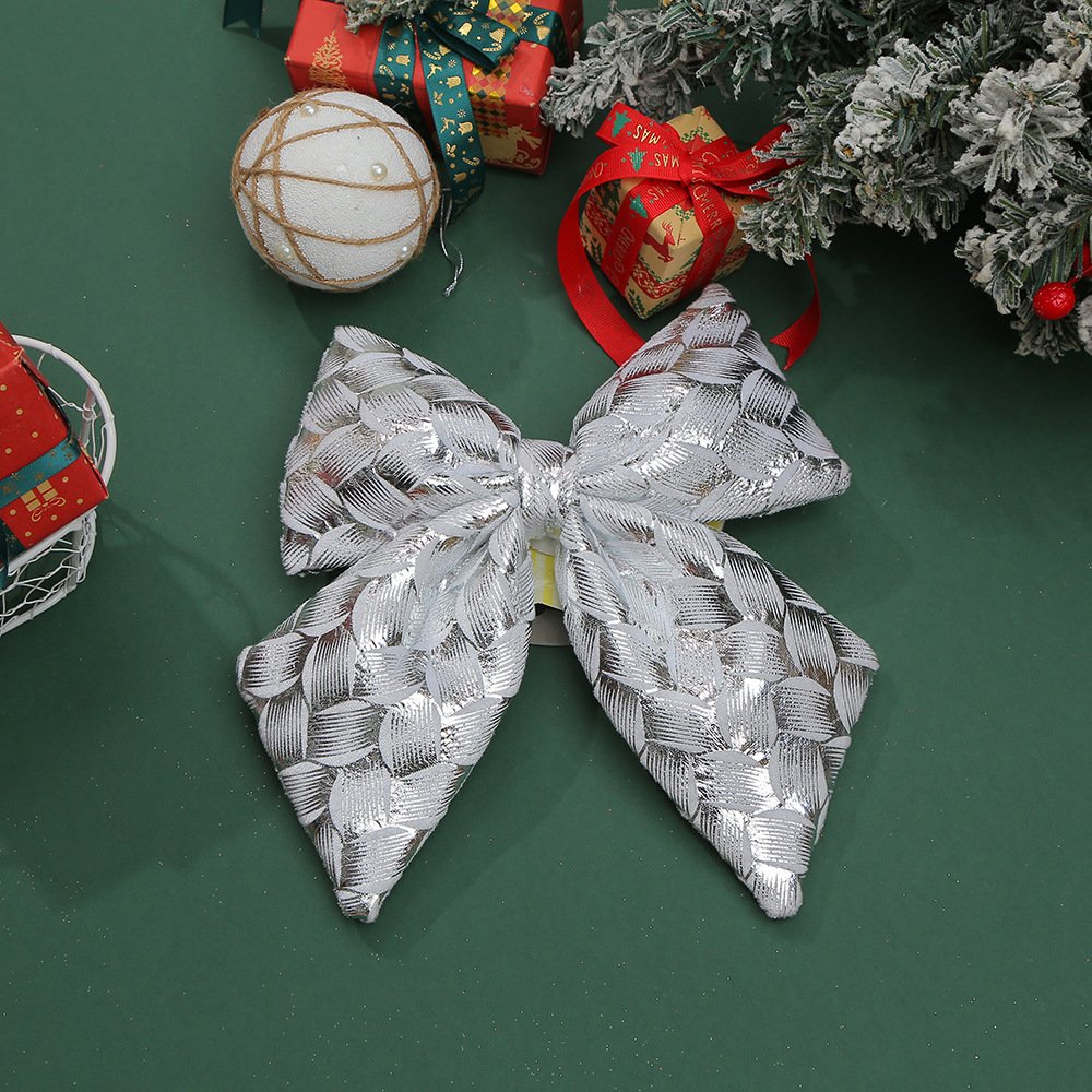 New Arrival! Fluffy Velvet Large Bowknot Christmas Tree Ornament - Festive Holiday Decor - Image 5