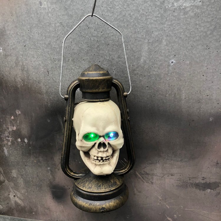 Shuomei Small Horse Lantern, Halloween Party Decoration, Prank Prop, Horrible Skull Handheld, Haunted House Decoration, Best-selling - Image 6
